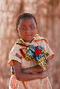 Girl Arms Crossed (800Wx1200H) - Girl with Arms Crossed - Zambian Village - 2010 