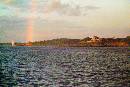 Sailboat & Rainbow (603Wx403H) - Newport - Sailboat and Rainbow 