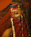 Stephanie - Side (739Wx900H) - Stephanie - Belly Dancing - Side View - Veil - 2008 