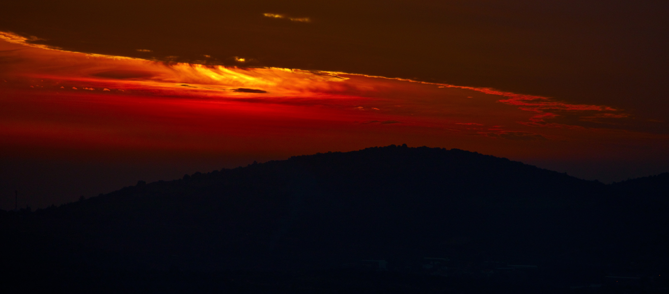 Download Sunset from Safed (1362Wx600H)
