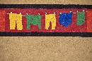 Wall Painting  (1200Wx800H) - Wall Painting - Village in Africa - 2010 