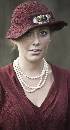 Woman With Pearls (600Wx1114H) - Beautiful Young Woman - Harvard - Set of Film With Forrest Whittaker/Denzel Washington - 2007 